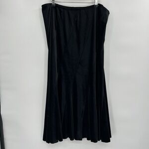 Vintage Y2K Stamp 10 Black Velvet‎ Maxi Skirt XL Whimsigoth Witchy Stevie Nicks